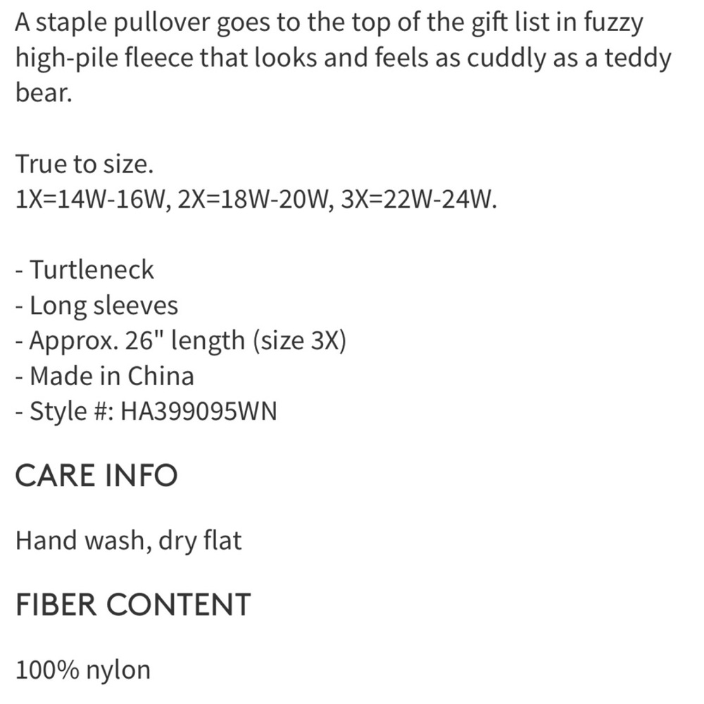 Halogen Sweater 2x & 3x - Picture 13 of 13